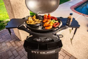 Alternative view of Pit Boss Sportsman 2 Bärbar Gasgrill med stativ