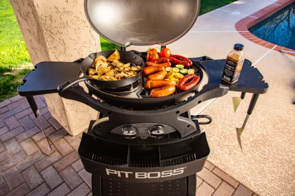 Pit Boss Sportsman 2 Portabel Gasgrill med stativ - Bild 2